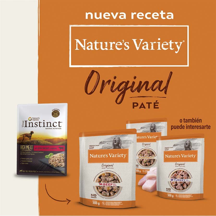 300 g Nature's Variety Medium/Maxi Adult buey sobre para perros, , large Imagen numero 5